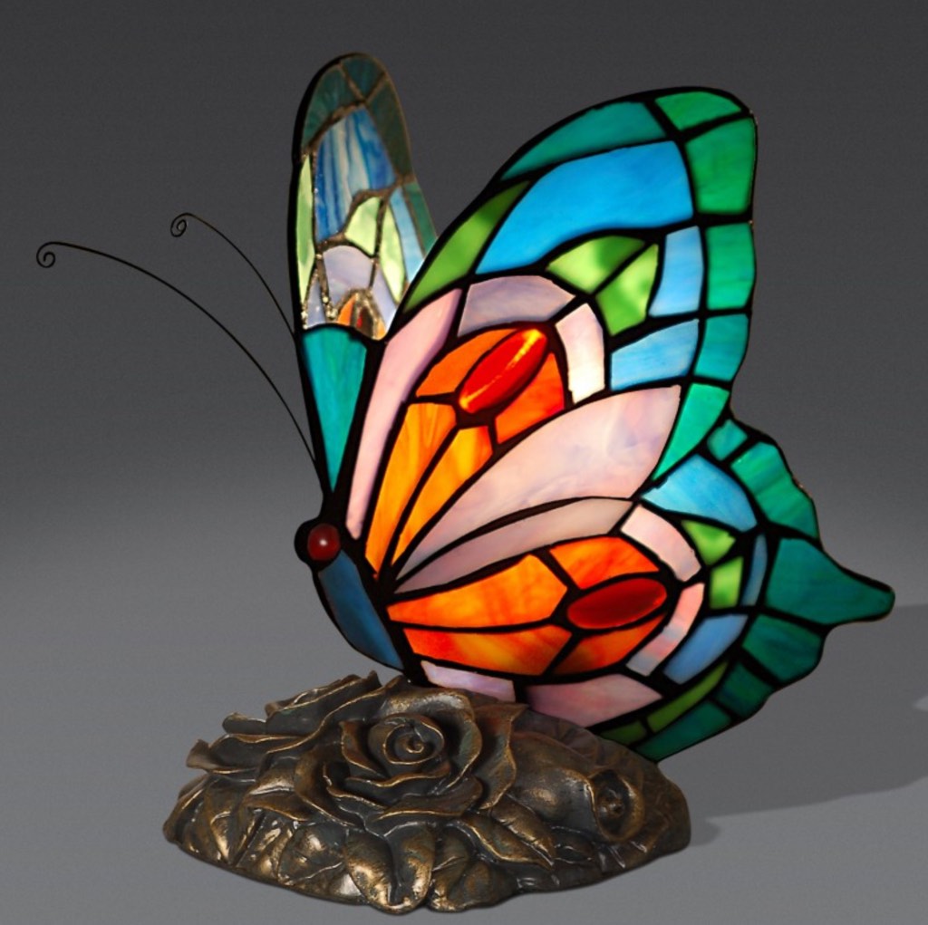 lampada tiffany farfalla