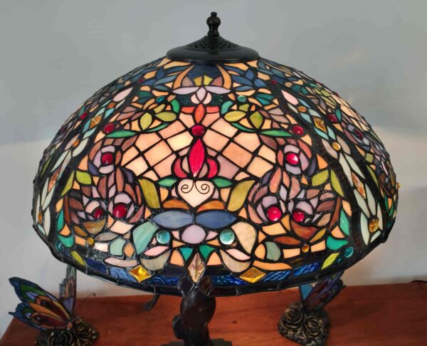 lampada da tavolo tiffany a mosaico 5