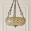 Lampadario Tiffany Dorato