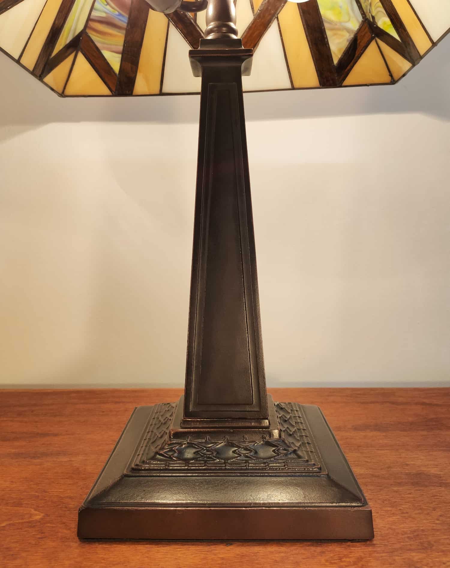 Lampada da Tavolo Tiffany Art Deco base