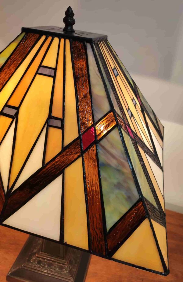 Lampada da Tavolo Tiffany Art Deco