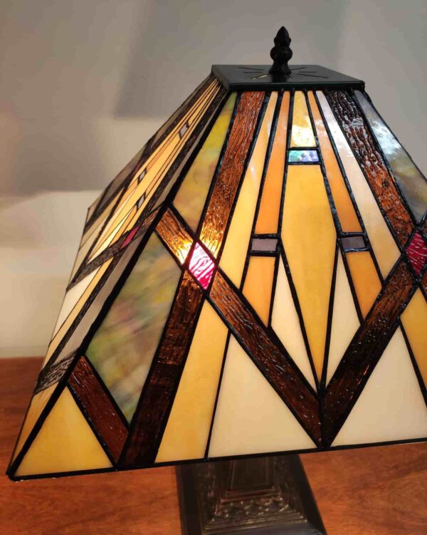 Lampada da Tavolo Tiffany Art Deco
