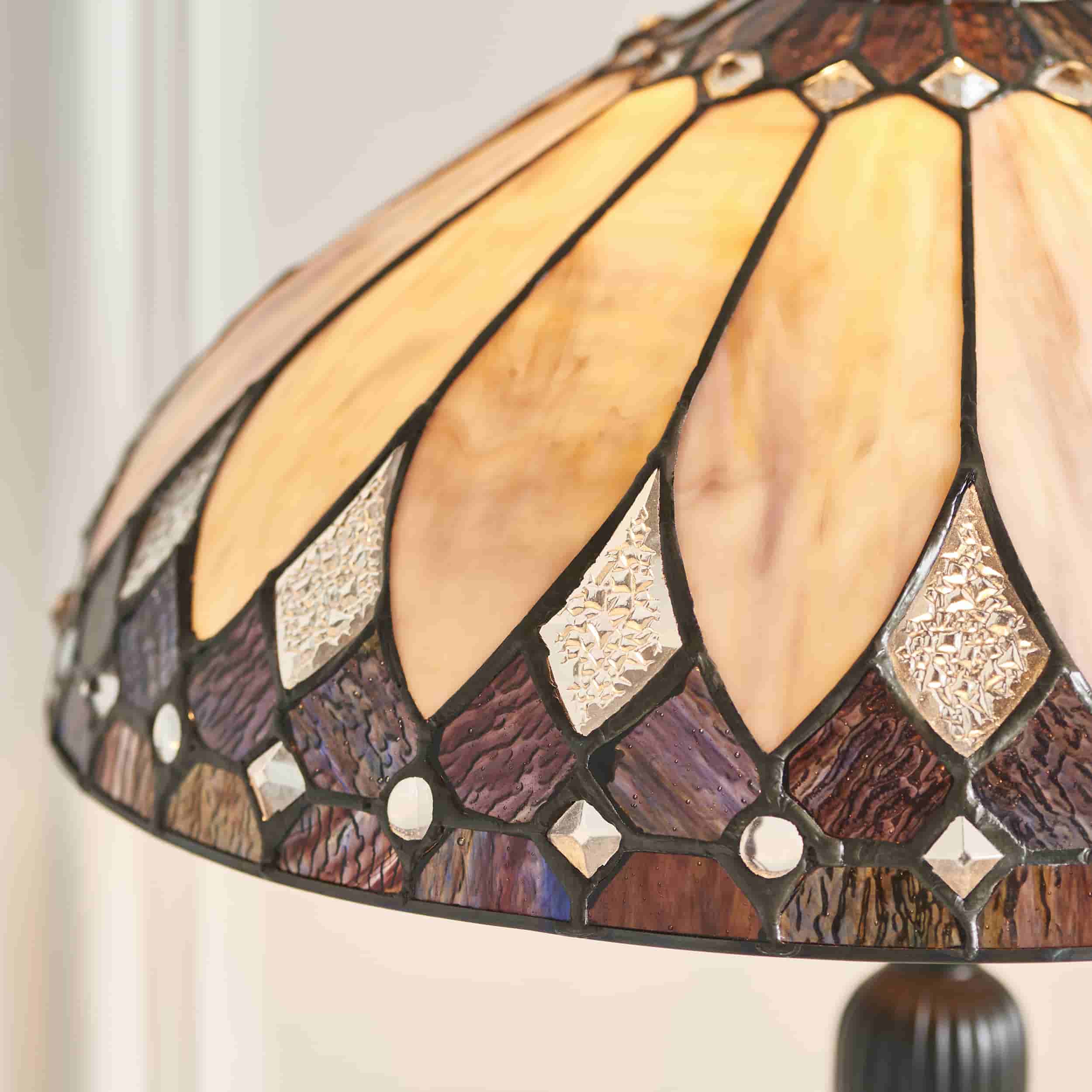 Lampada da Tavolo Tiffany Stile Art Deco