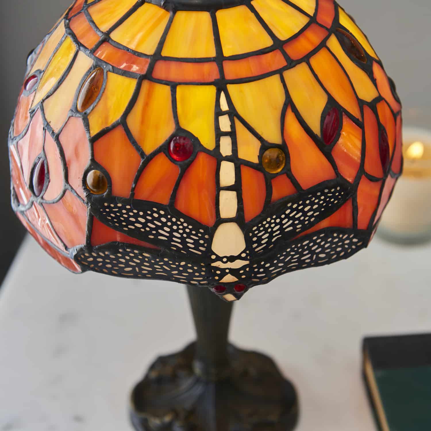 Abat Jour Tiffany Art Nouveau dettagli