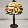 Abatjour Tiffany Floreale con Vetri Rialzati