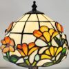 Abatjour Tiffany Floreale con Vetri Rialzati