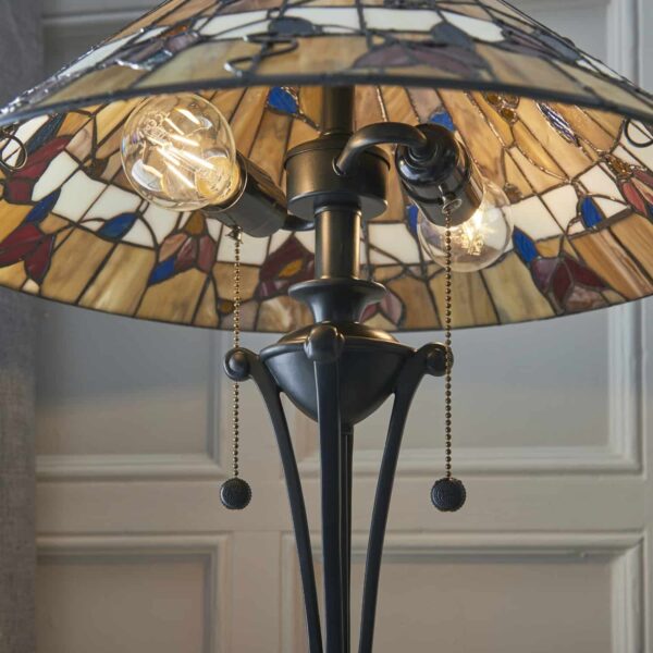 Lampada da Tavolo Stile Tiffany Autunnale