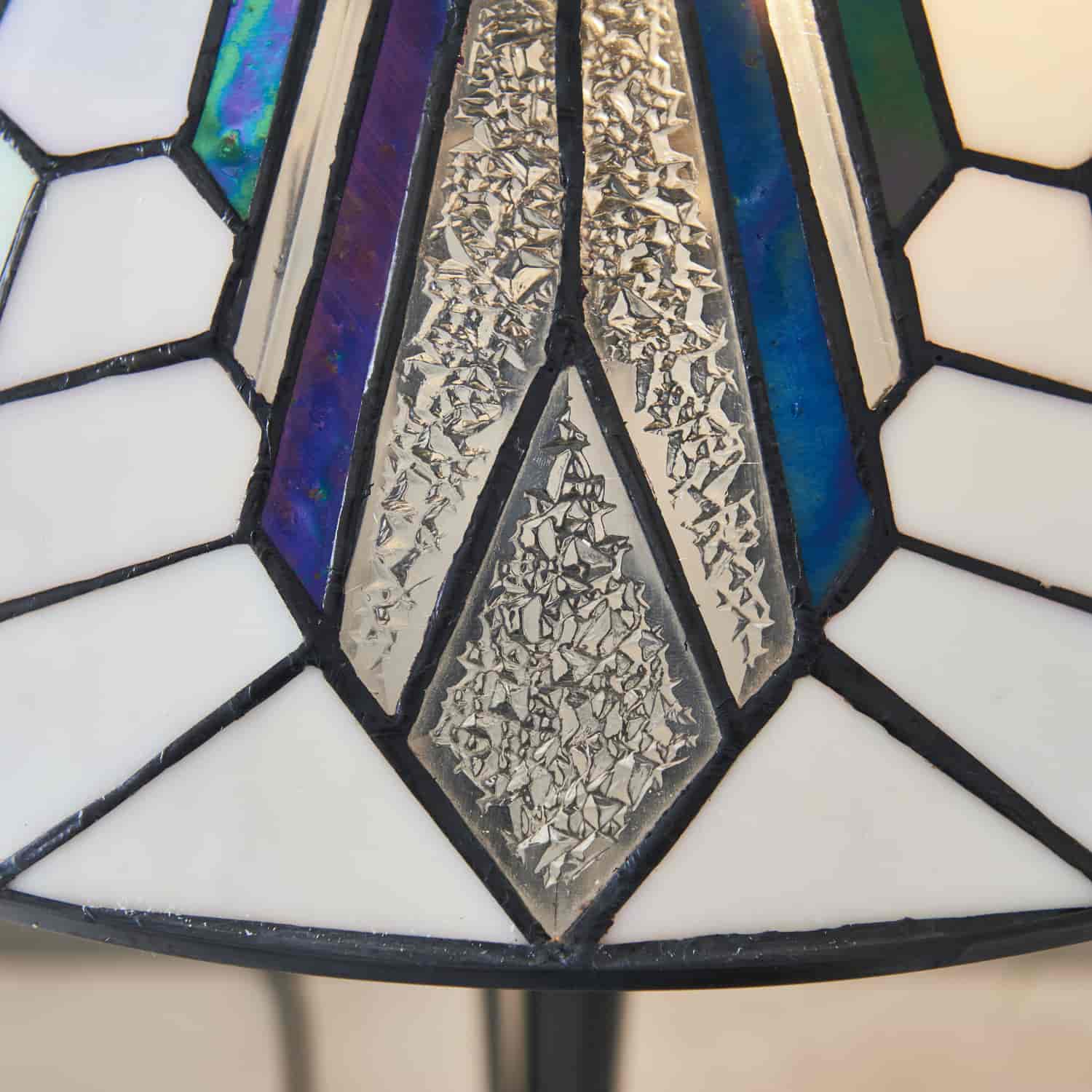 Lampada Tiffany da Tavolo Art Deco dettagli