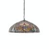 Lampadario Tiffany a Mosaico