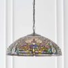 Lampadario Tiffany a Mosaico