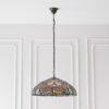 Lampadario Tiffany a Mosaico