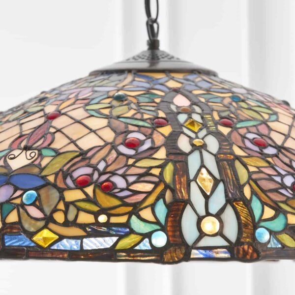 Lampadario Tiffany a Mosaico