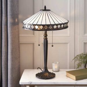 Lampada Stile Tiffany da Tavolo Art Deco