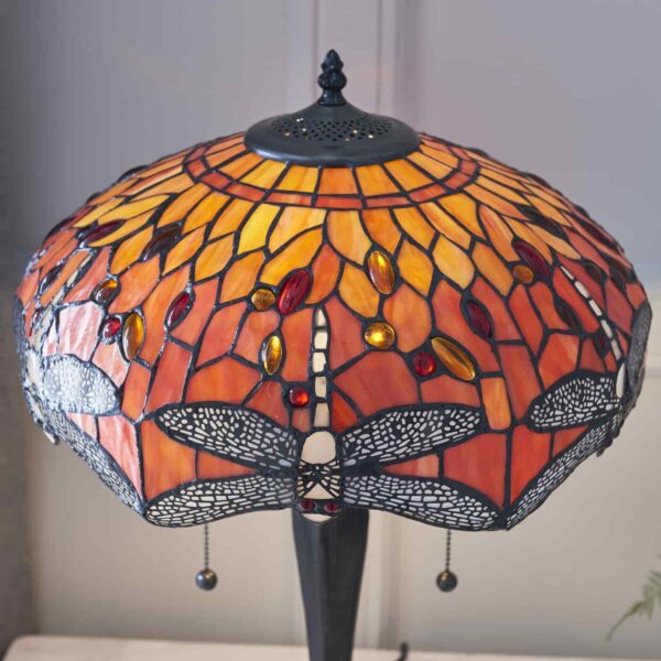 Lampada da Tavolo Tiffany Dragonfly