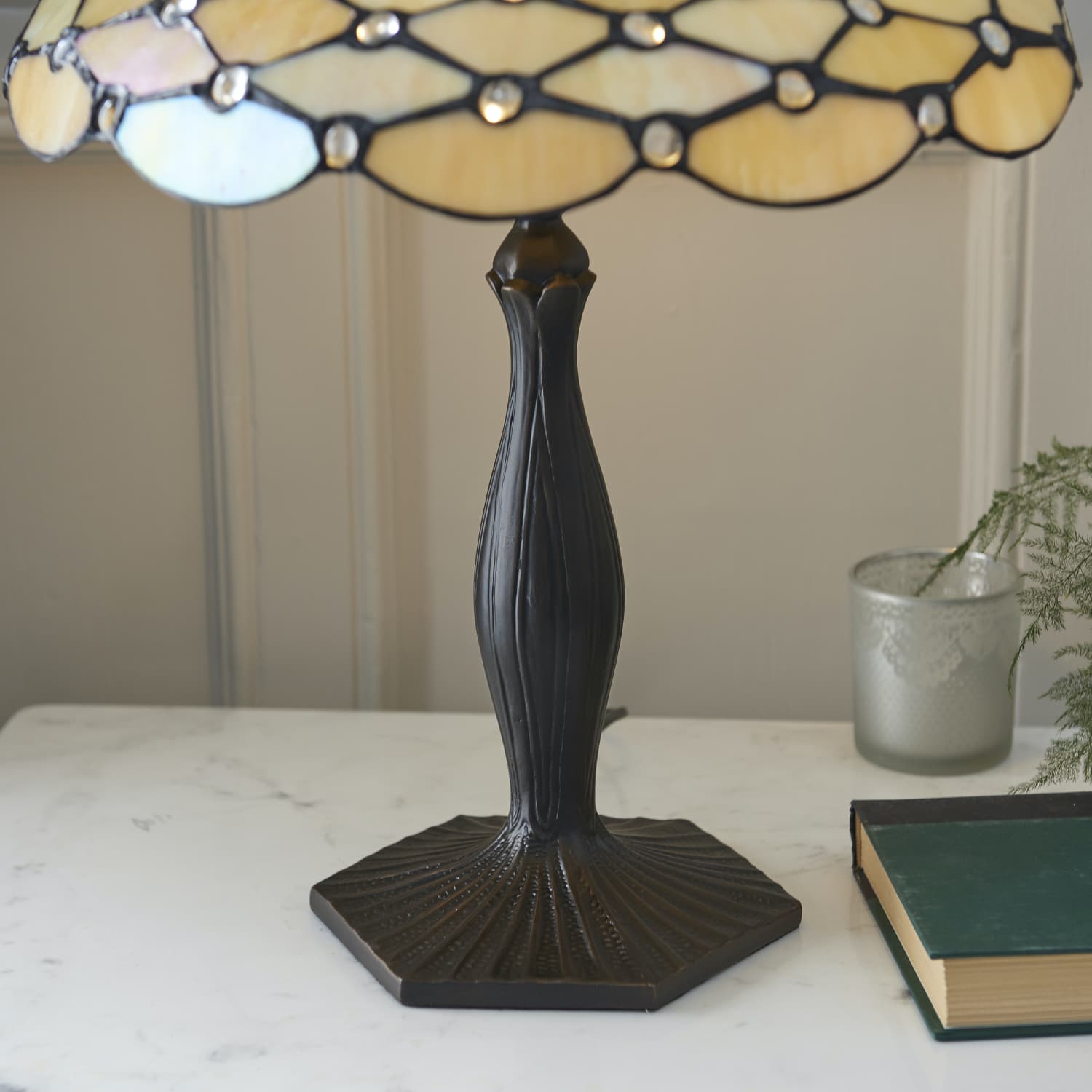 Lampada da Tavolo Tiffany Classica, base