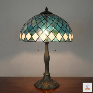 Lampada Tiffany da Tavolo Stile Art Deco