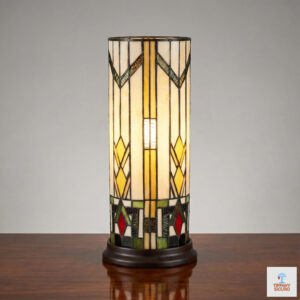 Lampada da Tavolo Tiffany Colonna