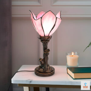 Abatjour Rosa base Floreale