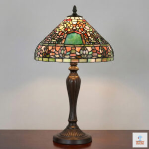 Lampada da Tavolo Tiffany Art Deco Mosaico