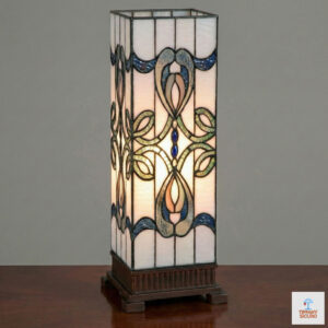 Lampada da Tavolo Tiffany Parallelepipedo Disegni Liberty