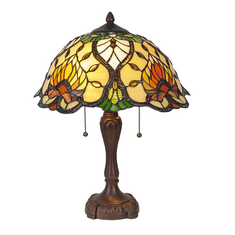 Lampada da Tavolo Tiffany Classica Liberty, 40cm 2 Lampada da Tavolo Tiffany Classica Liberty, 40cm - immagine 2