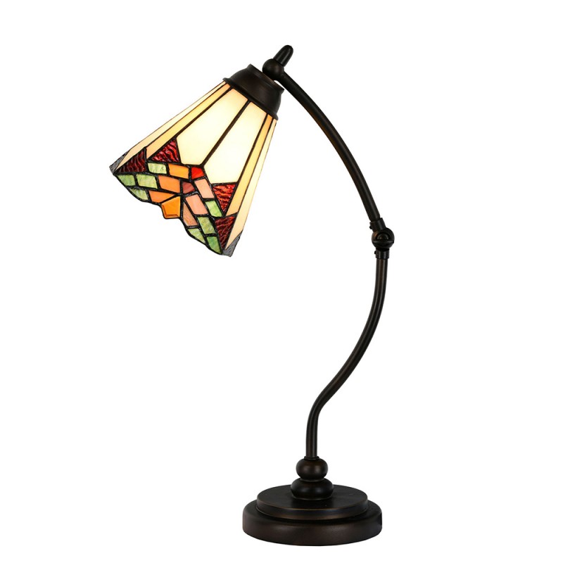 Abatjour Tiffany Braccio Orientabile, alta 50cm 3 Abatjour Tiffany Braccio Orientabile
