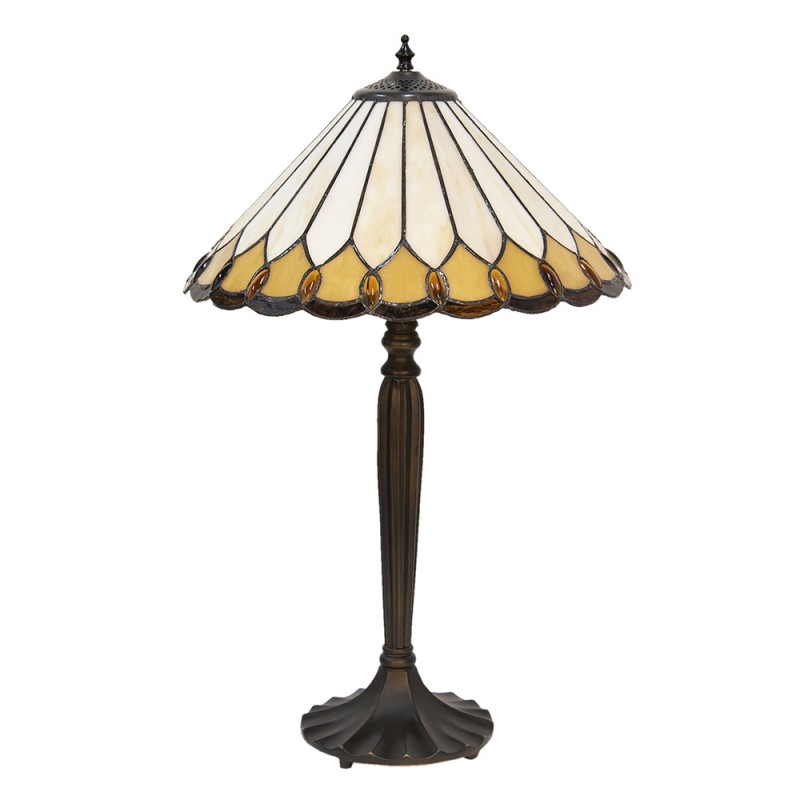 Lampada da Tavolo Tiffany Stile Classico, 40cm 3 Lampada da Tavolo Tiffany Stile Classico