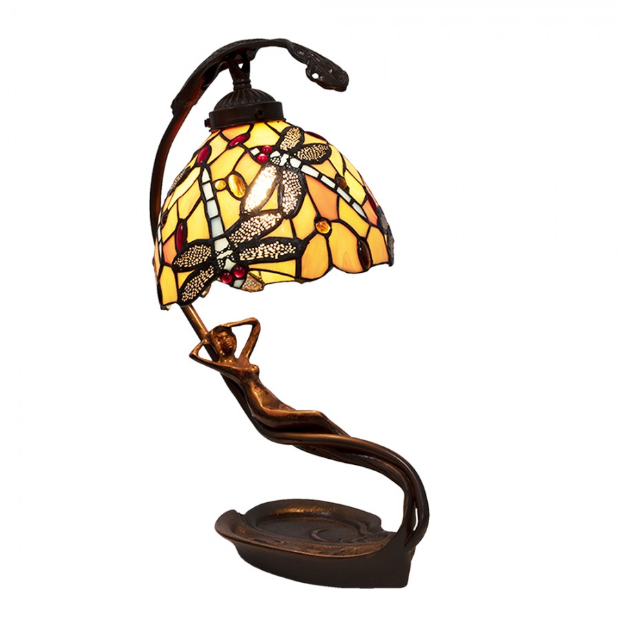 Lampada da Tavolo Tiffany Scultura Libellule, dettagli