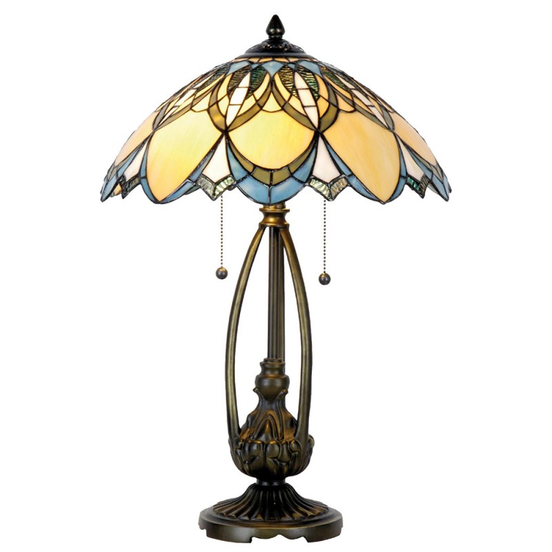 Lampada da Tavolo Tiffany Liberty Fiore, 41cm 2 Lampada da Tavolo Tiffany Liberty Fiore