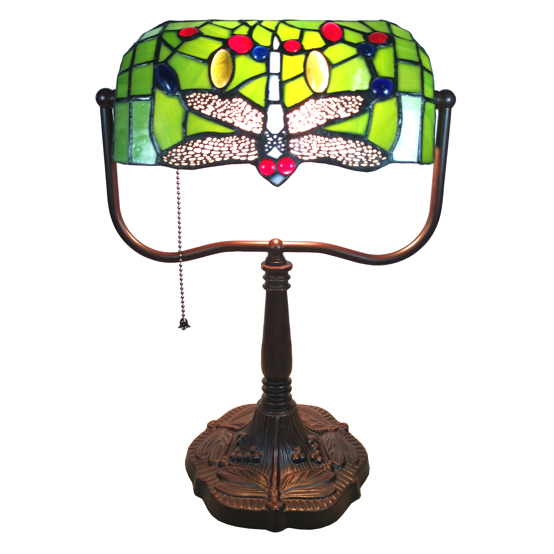 Lampada da Tavolo Tiffany Ministeriale Libellule