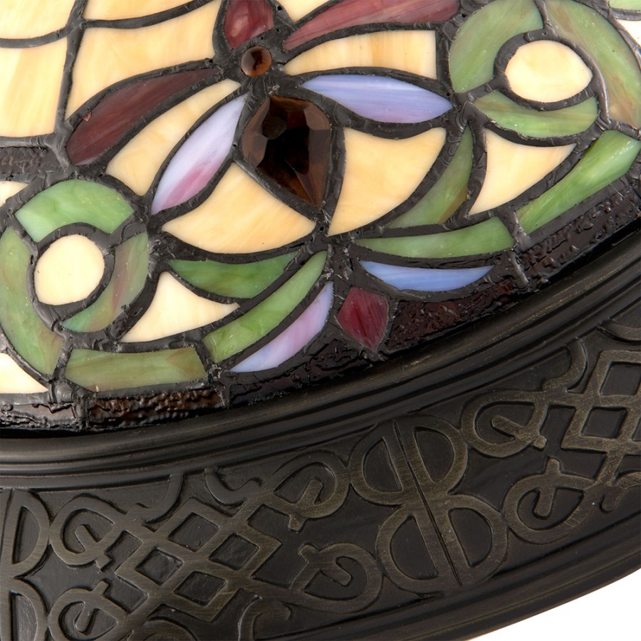 Plafoniera Tiffany in Stile Liberty, 38cm 4 Plafoniera Tiffany in Stile Liberty