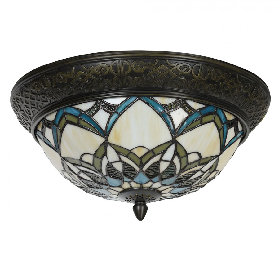 Plafoniera Tiffany Art Nouveau, 37cm 4 Plafoniera Tiffany Art Nouveau
