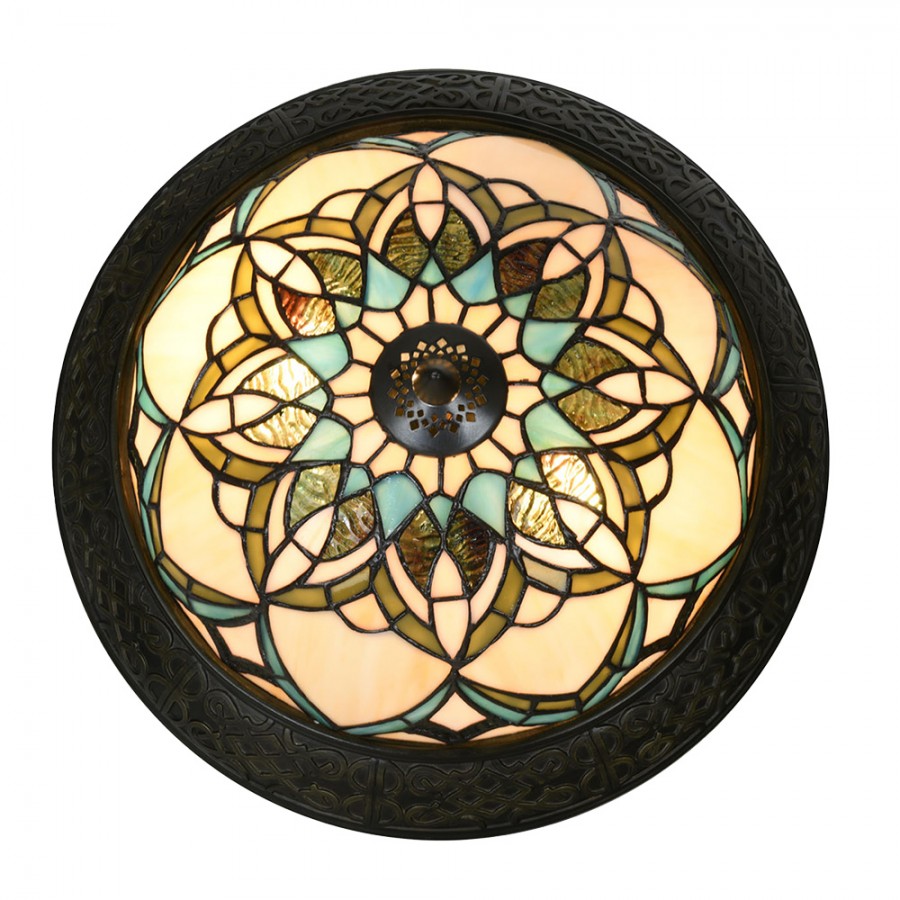 Plafoniera Tiffany Art Nouveau, 37cm 3 Plafoniera Tiffany Art Nouveau