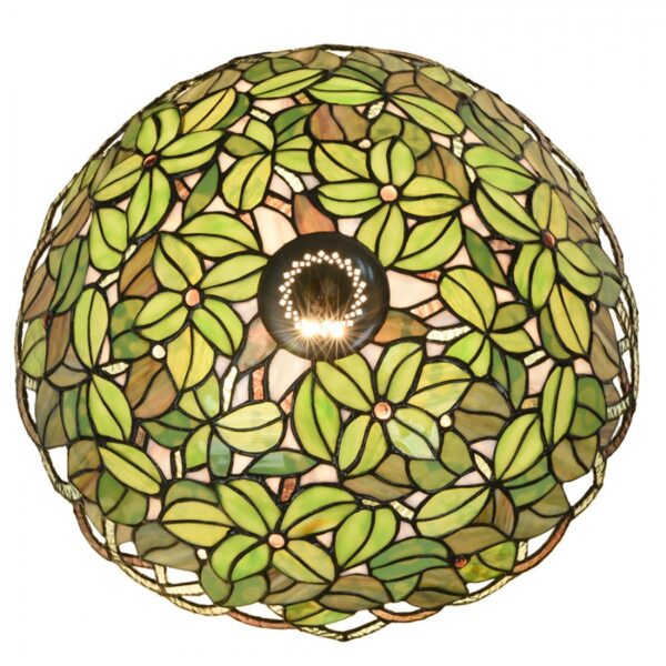 Plafoniera Stile Tiffany Fiori