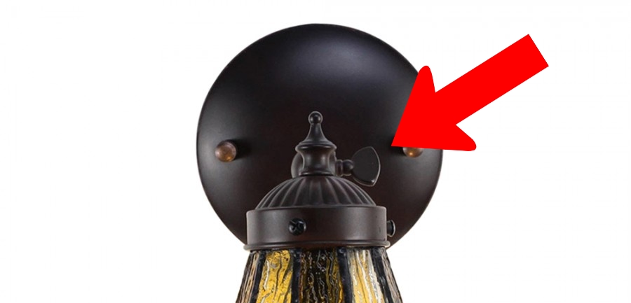 mont 5ll 6209 lampada da parete tiffany 17x12x23 cm marrone vetro metallo lampada a muro 2
