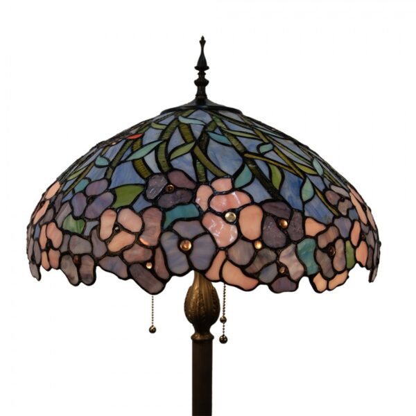 Piantana Tiffany Stile con Fiori