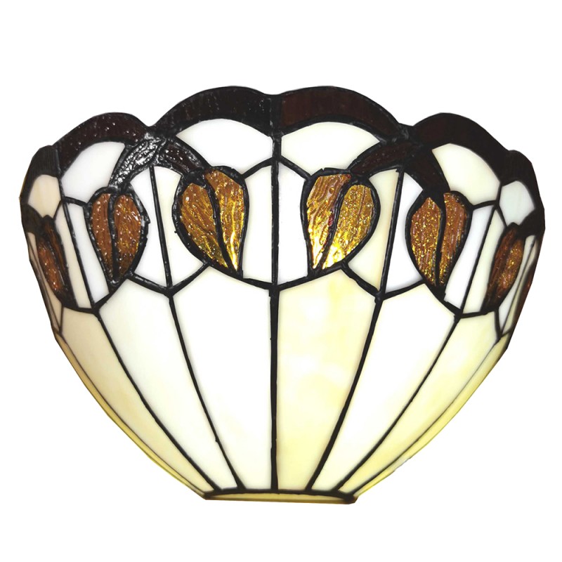 Applique Tiffany Tulipani, larga 31cm 2 Applique Tiffany Tulipani