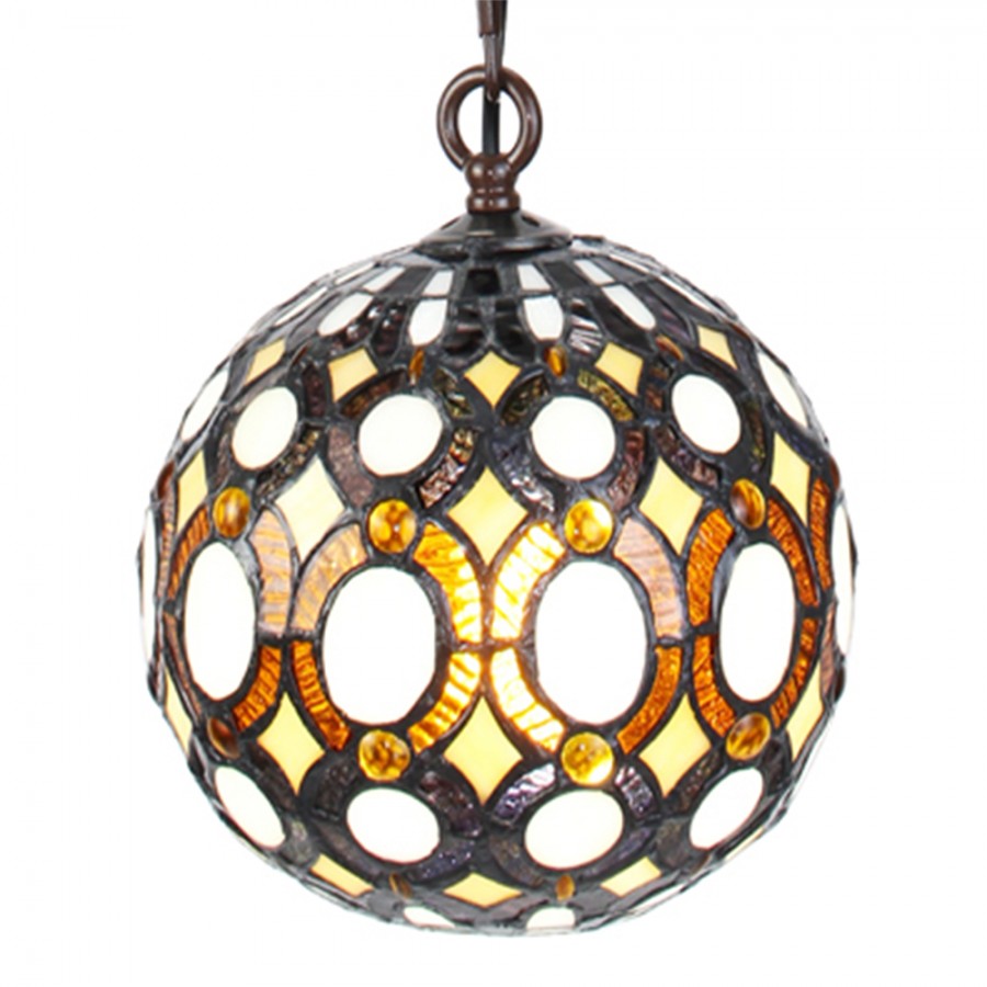 Lampadario Tiffany Sfera, dettagli