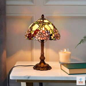 Abatjour Liberty con Fiori Colorati