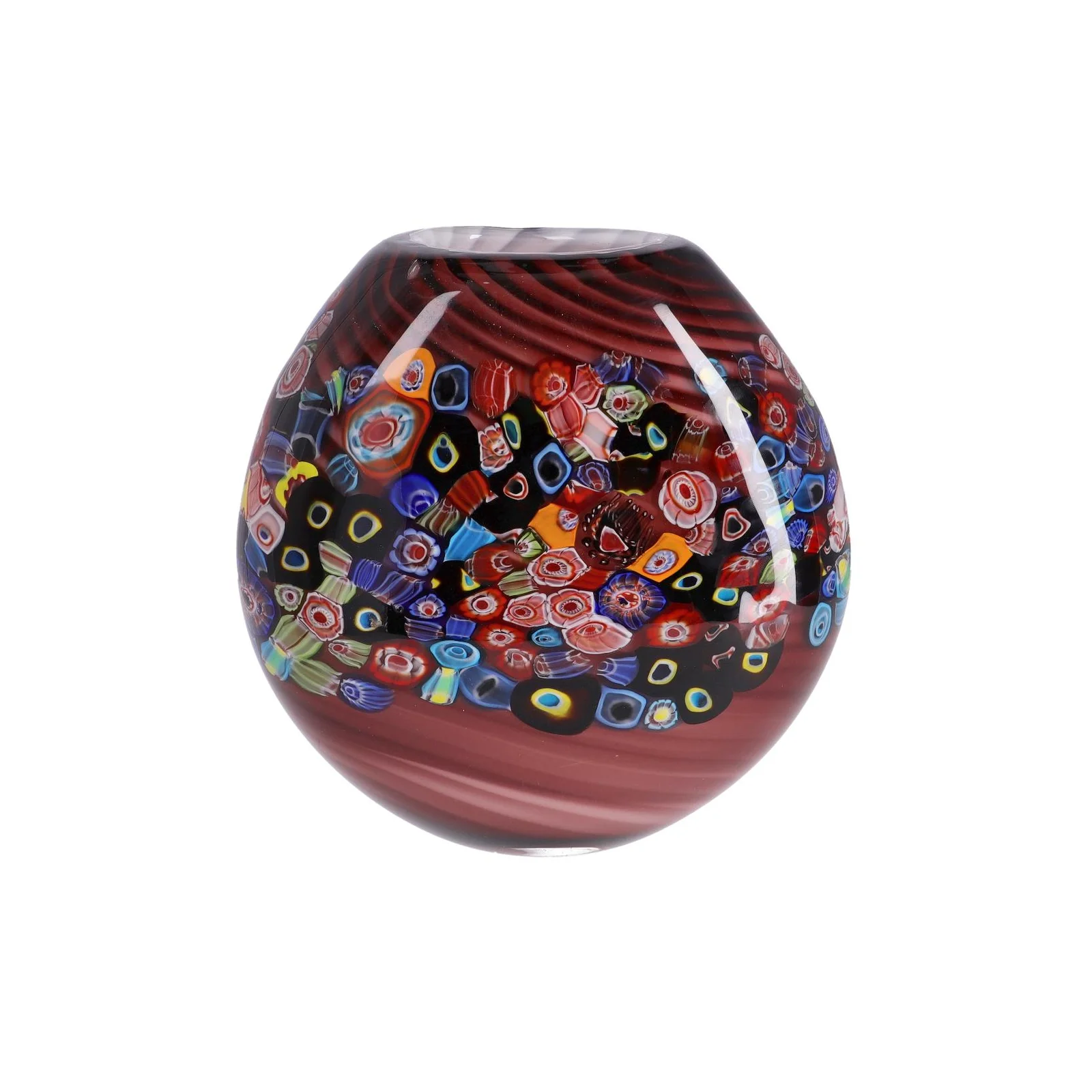 Vaso in Vetro Viola 1 Vaso in Vetro Viola