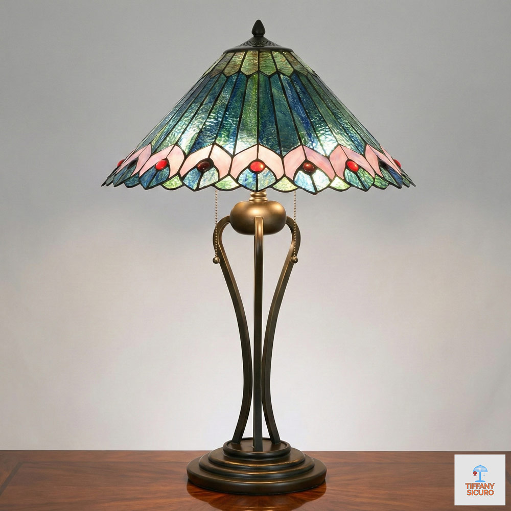 Lampada da Tavolo Liberty Moderna, 48cm 1 Lampada da Tavolo Liberty Moderna