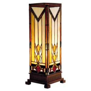 Abatjour Liberty Parallelepipedo Art Deco, dettagli