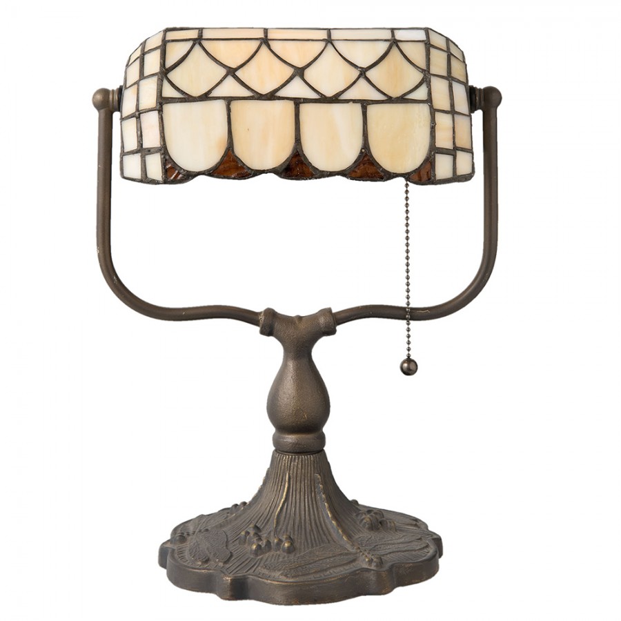 Lampada da Tavolo Liberty Ministeriale Art Deco, Altezza 37cm 4 Lampada da Tavolo Liberty Ministeriale Art Deco