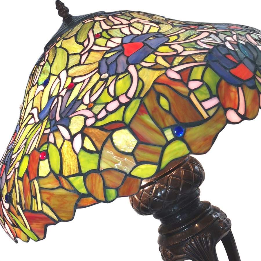 Lampada da Tavolo Liberty Floreale, dettagli