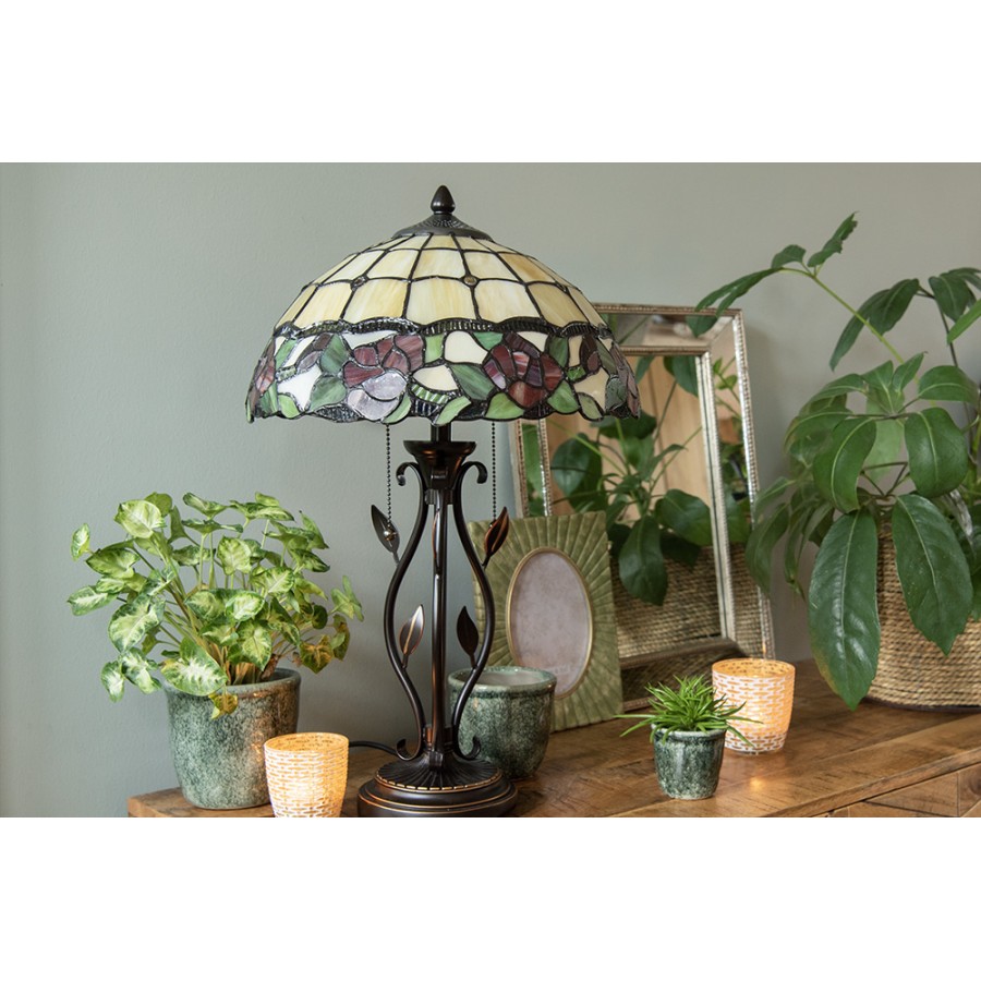 Lampada da Tavolo Liberty Rose, dettagli