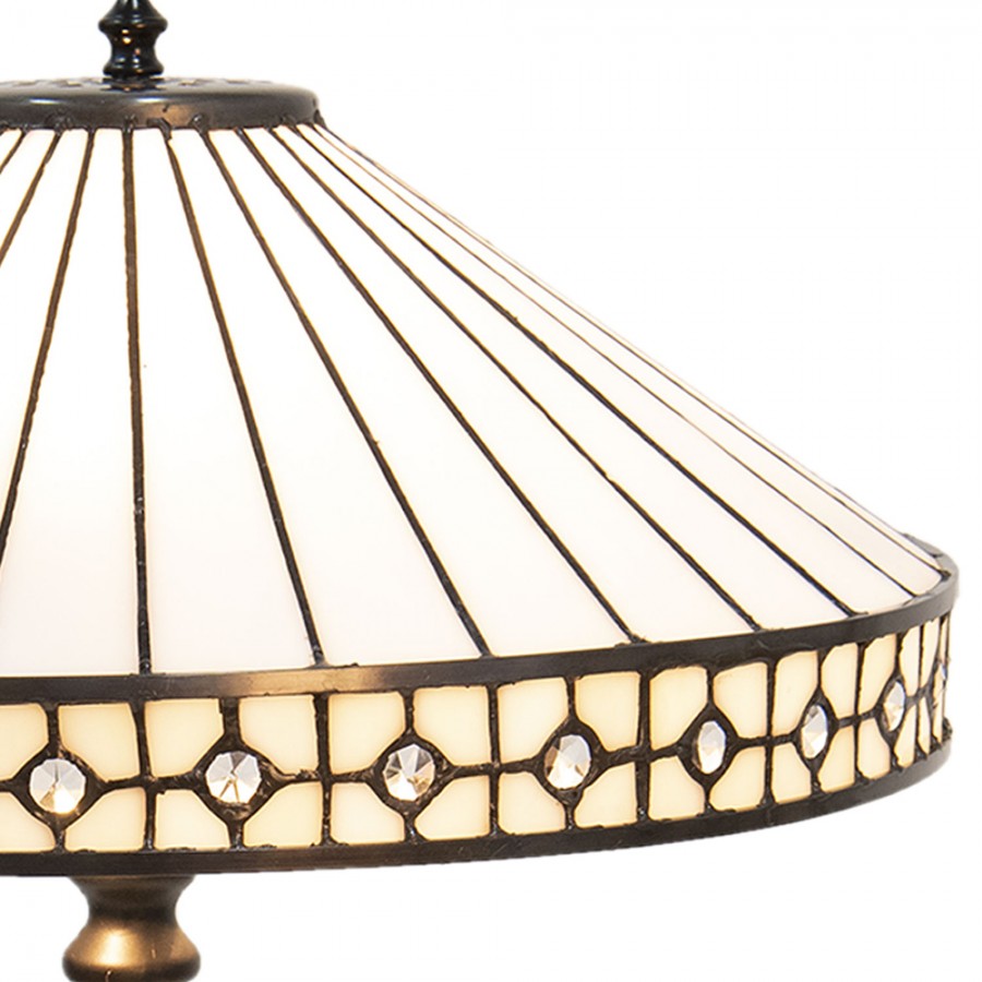 Lampada da Tavolo stile Liberty Art Deco, dettagli