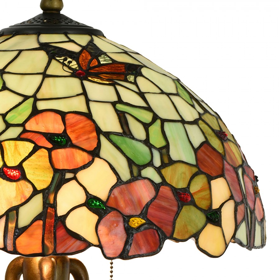Lampada da Tavolo Liberty Fiori, 40cm 2 Lampada da Tavolo Liberty Fiori