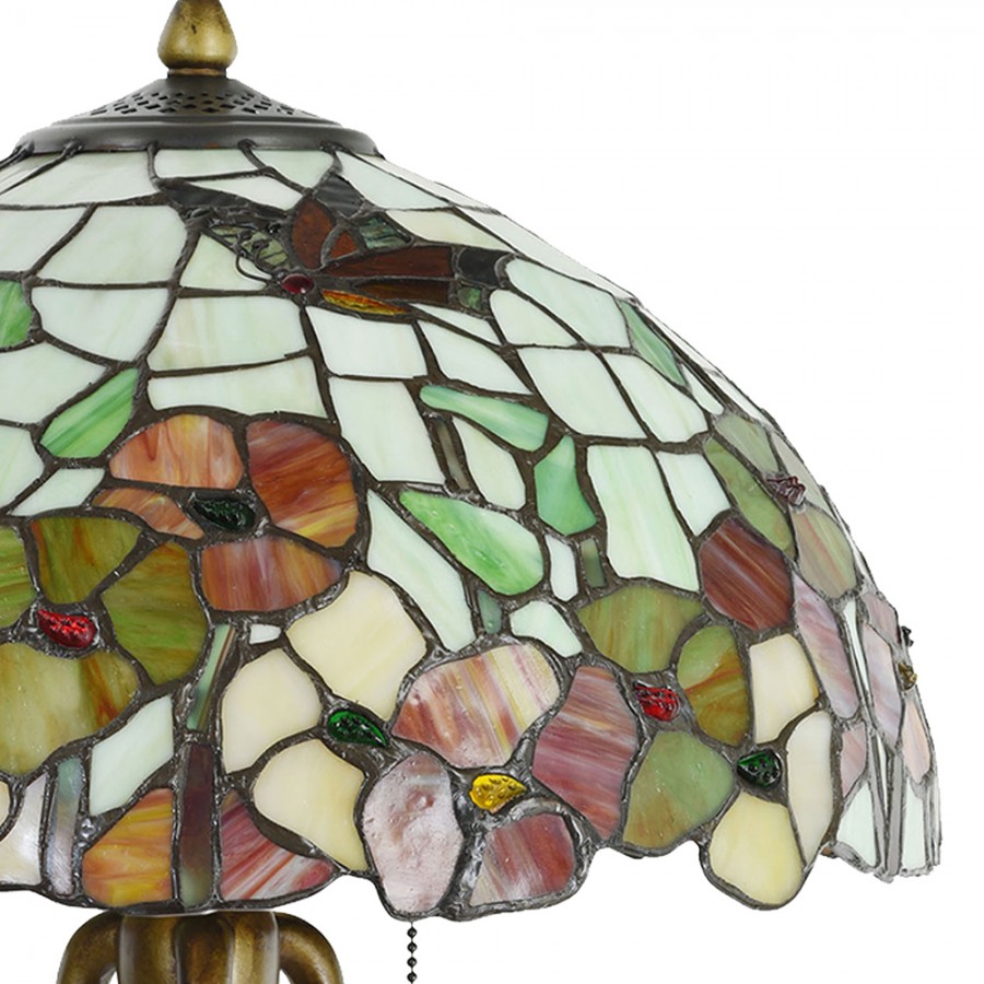 Lampada da Tavolo Liberty Fiori, 40cm 3 Lampada da Tavolo Liberty Fiori