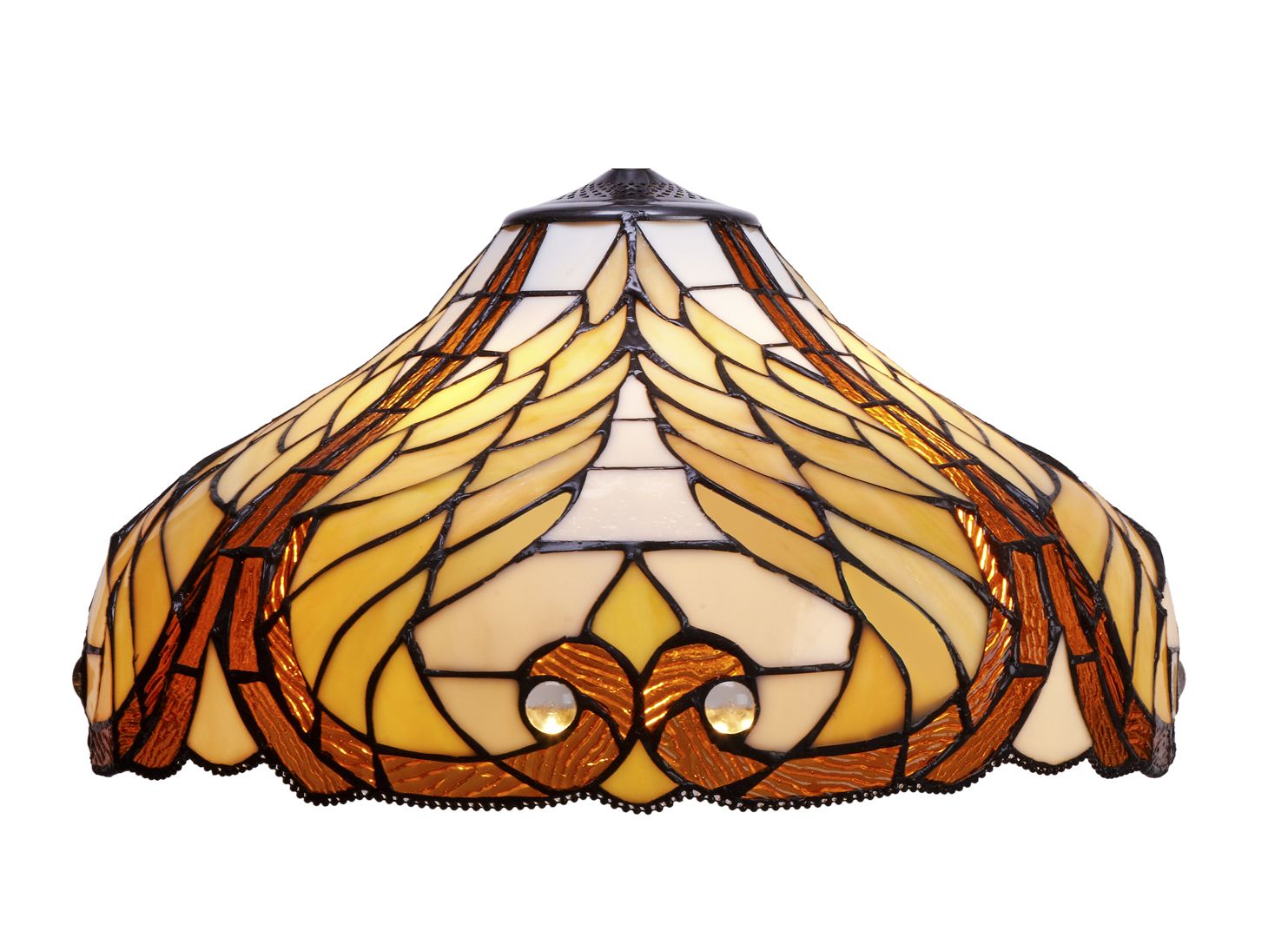 Lampadario Liberty Tiffany, 45cm 2 Lampadario Liberty Tiffany, paralume tiffany