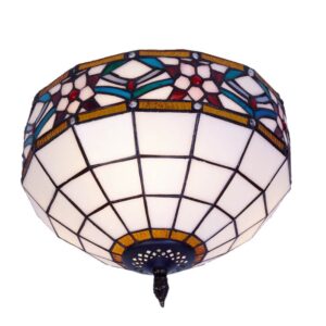 Plafoniera Floreale Tiffany Piccola